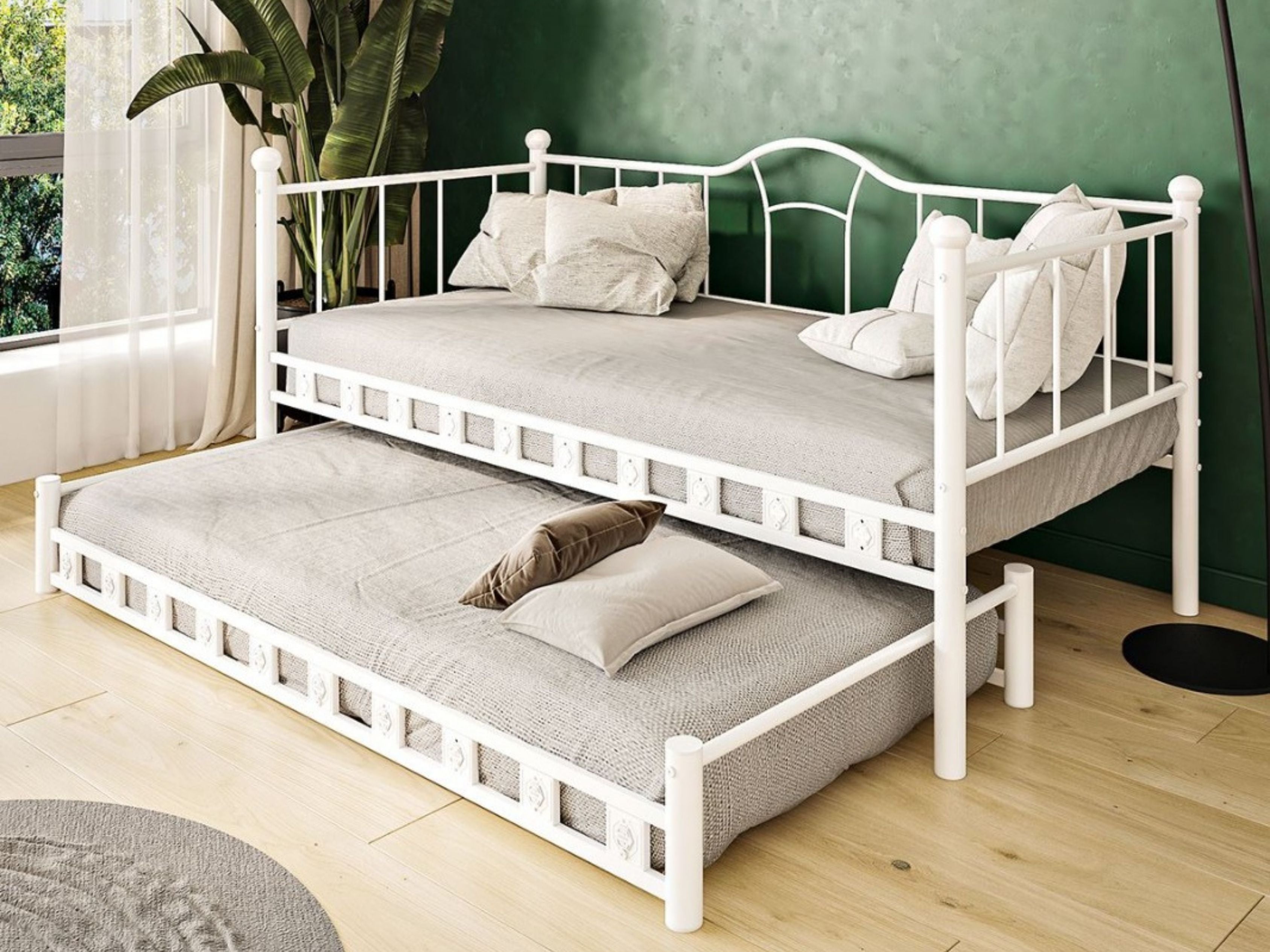 Camalia Ferforje Metal Yavrulu Karyola(Kargo Hediye)